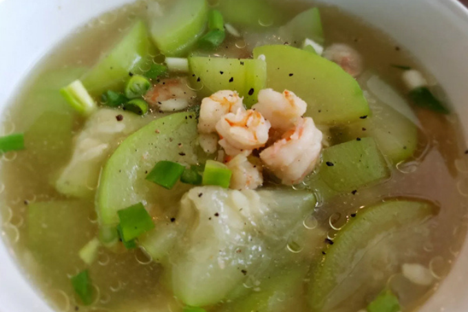 Canh Bầu Nấu Tôm