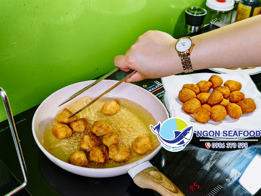 Chả cá viên chiên giòn