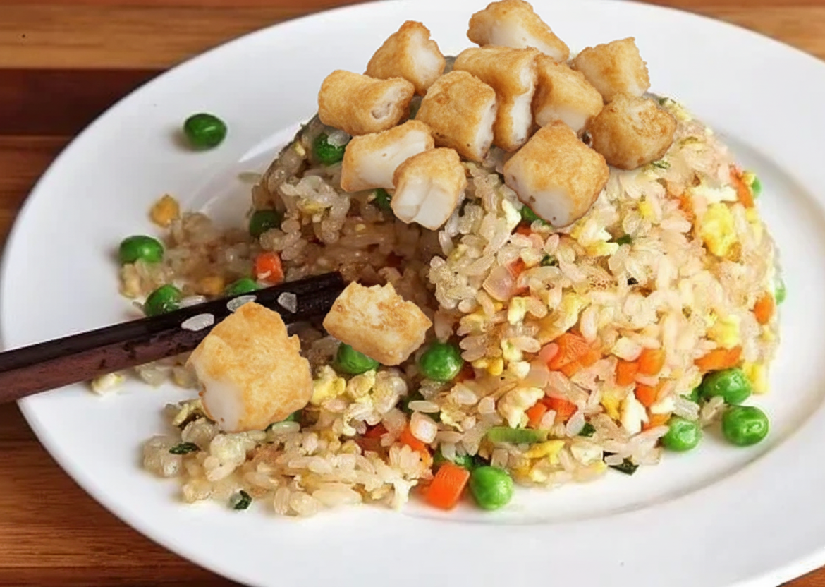 Cơm chiên chả mực Hạ Long