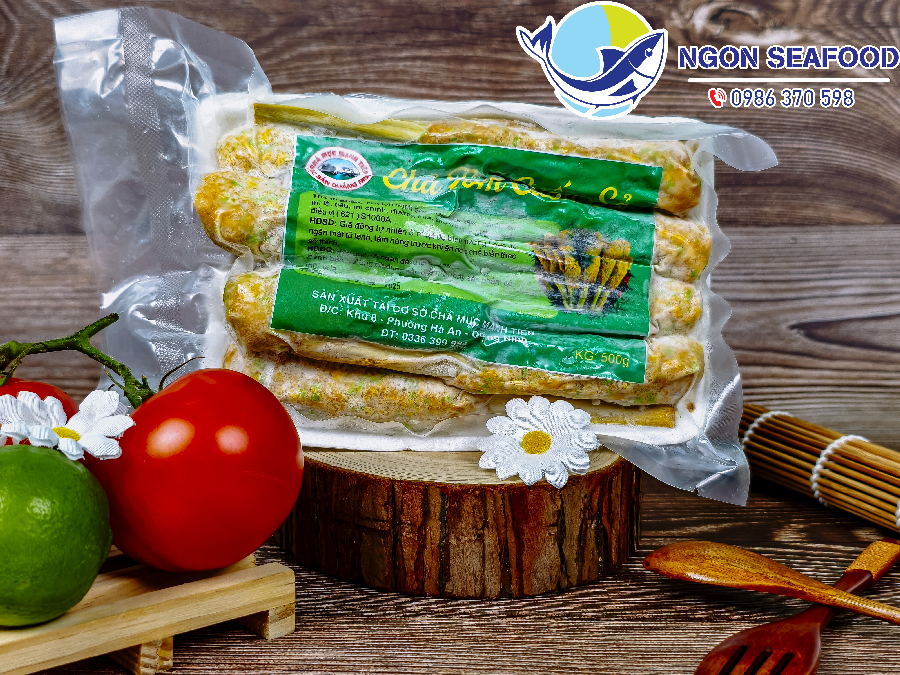 Chả Tôm Bọc Sả