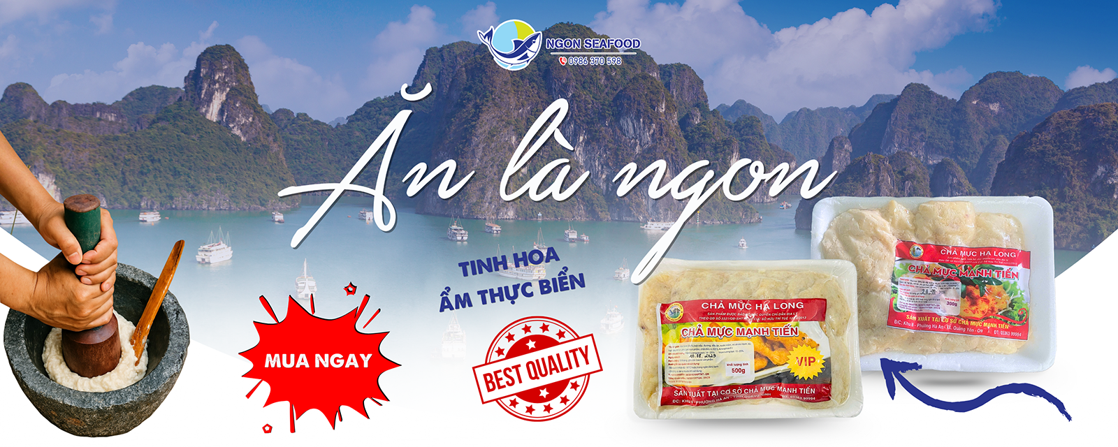 Ngon Seafood - Chả Mực Hạ Long